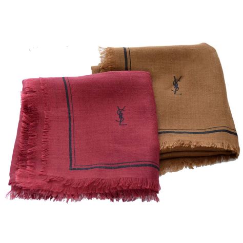 ysl cashmere scarf sale|ysl scarf.